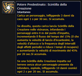 Descrizione Scintilla della Creazione